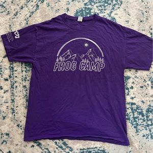 TCU Frog Camp 2022 T-Shirt size large